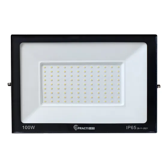 Reflector Led 100w Exterior Cancha Futbol Blanco Frio Color de la carcasa Negro 220V