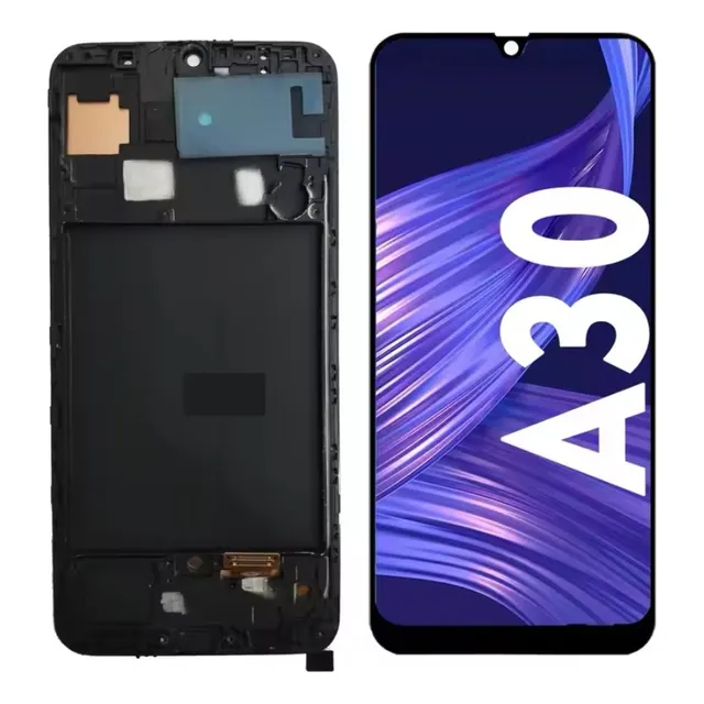 Pantalla Para Samsung A30 Con Marco Calidad Incell + Mica