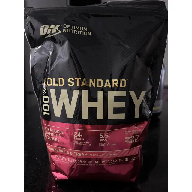 Proteína Gold Standard Whey Protein Strawberry Banana