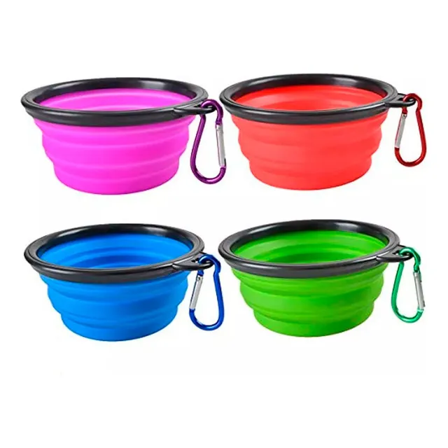 Plato Plegable De Silicona 350 Ml - Transportable Para Paseo