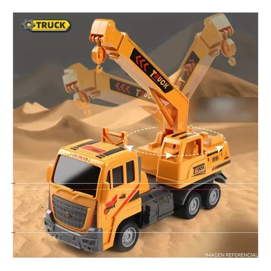 Camión Grúa De Construcción Con Control Remoto