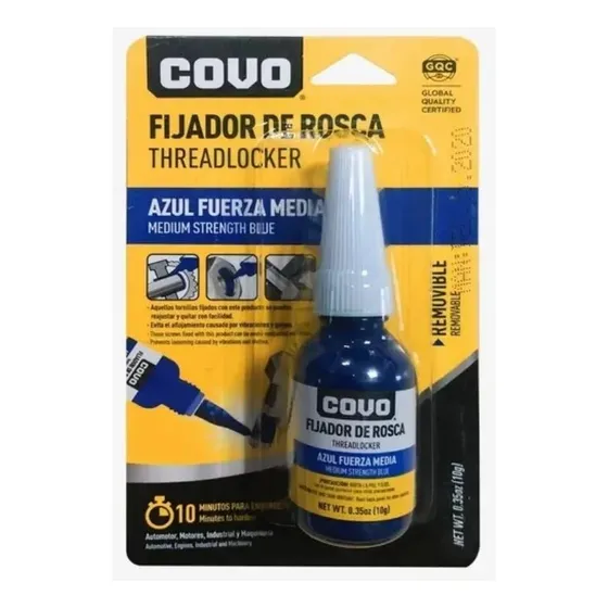 Fijador Trabarosca Azul Fuerza Media 10g Covo