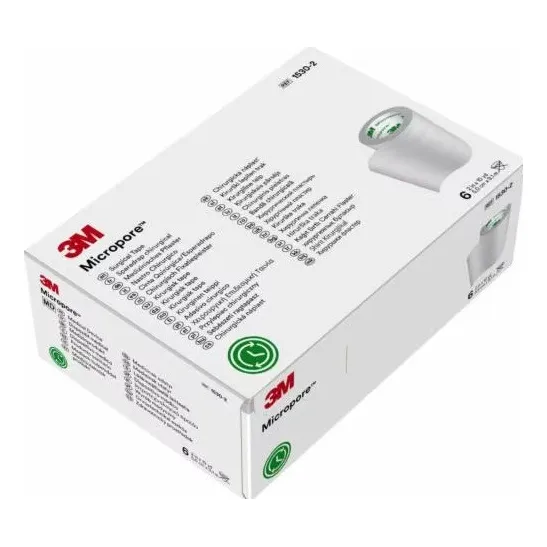 Tela Micropore 3m 5cm X 9.1 M Blanca 1530-2  Caja 6 Und