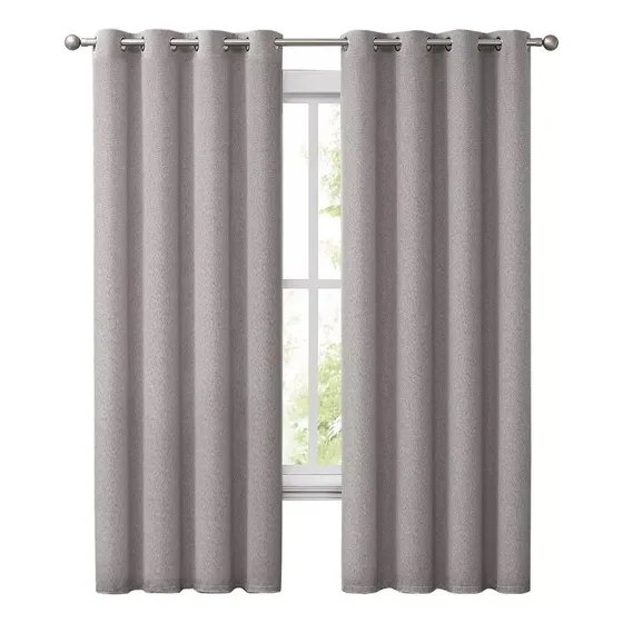 Cortinas Blackout 100% Casatua DARKSOULS 2 Paños 140x220 Lino Doble Faz