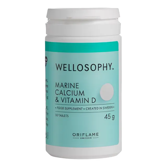 Calcio + Vitamina D Wellosophy 1500mg Europeo