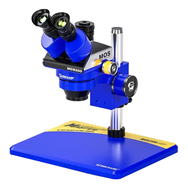 Microscopio Electrónica Mechanic Trinocular Mos300-b11 C/led