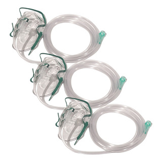 Mascarilla De Oxígeno Airlife Adulto Vinilo Kit 3 Pzas Mascarilla De Oxígeno Airlife Adulto Vinilo Kit 3 Pzas