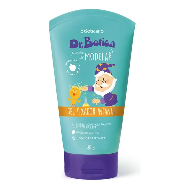 Gel Fixador Capilar Infantil Poção De Modelar Dr. Botica 80g Gel Fixador Capilar Infantil Poção De Modelar Dr. Botica 80g