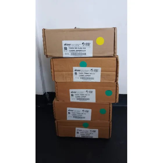 Cable Eléctrico Thhn 12 Nro 8 Thhn Nro 10 N6 Nacional Cobre