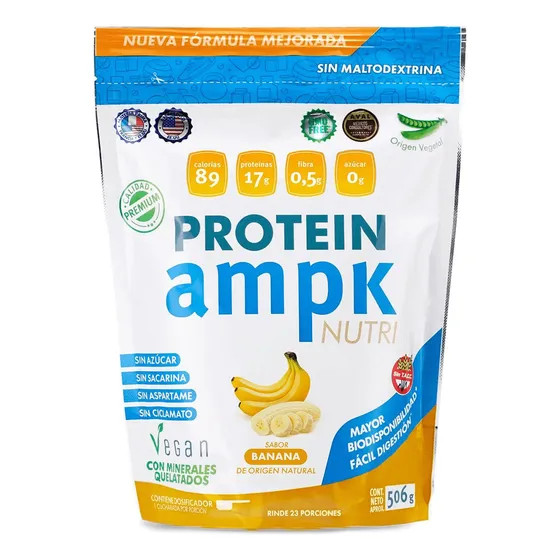 Proteina Vegana Ampk Nutri Doypack X 506g