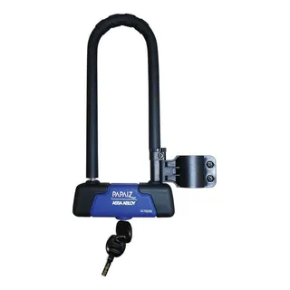Cadeado Trava U-lock Bicicleta Moto Papaiz Ul10/285 Reforçado Aço Carbono Emborrachado Cadeado Trava U-lock Bicicleta Moto Papaiz Ul10/285 Reforçado Aço Carbono Emborrachado