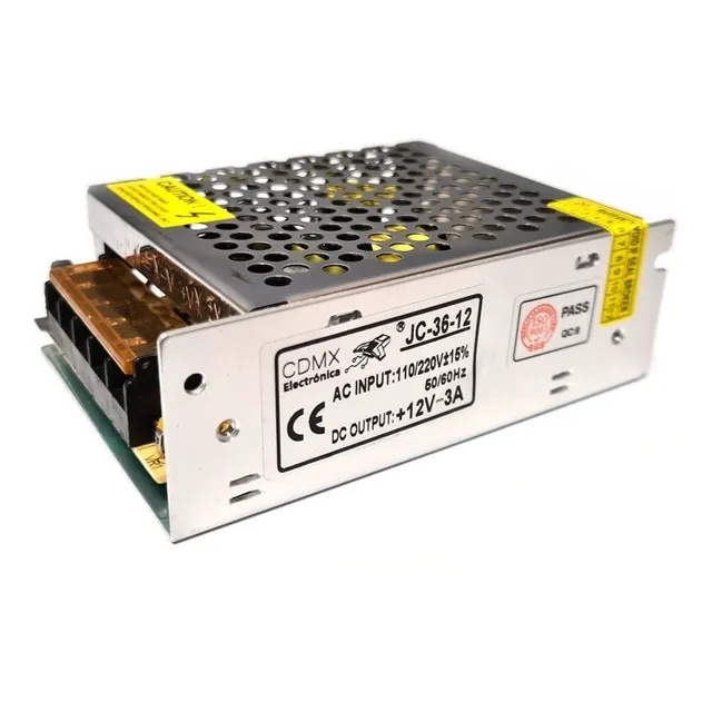 Fuente Conmutada 12v 3a Cdmx Electrónica