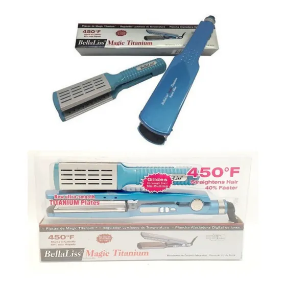 Plancha De Cabello Gruesa Nano Titanum Pro Original