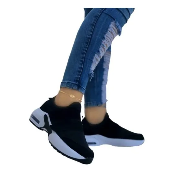 Zapatos Doble Cierre Dama Deportivos Colombianos Casuales  