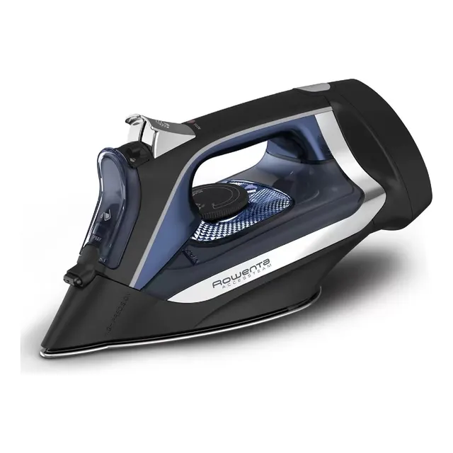 Plancha De Vapor 1725 W Suela Acero Inoxidable Azul Rowenta