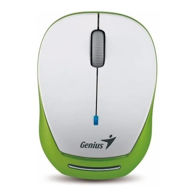 Mouse mini inalámbrico recargable Genius Micro Traveler 9000R verde