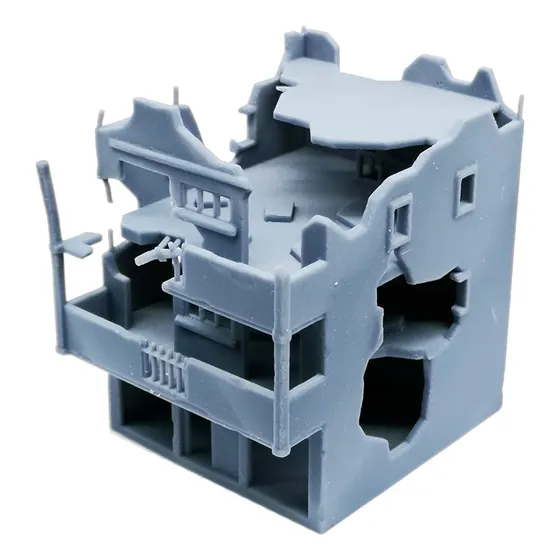Outland Models Ferrocarril Paisaje Estructura Dañado Casa N