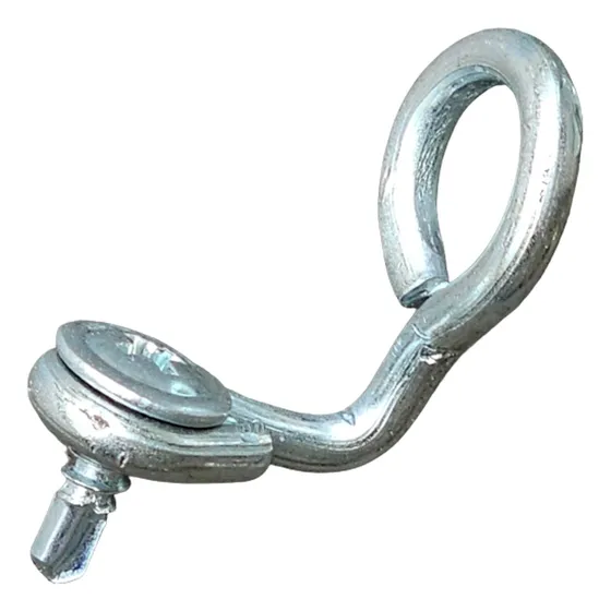 50 Fijacion Argolla Baranda Caño Chapa Metal Instalacion Red