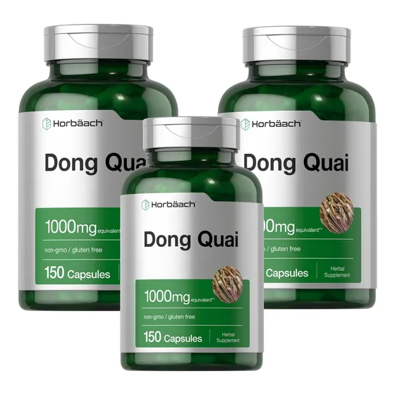 Suplemento Dong Quai Hierbas Horbaach 1000 Mg 150 Capsulas