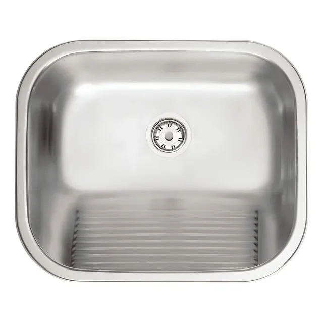 Tanque de Encaixe Tramontina Hera 34 L em Aço Inox Escovado 50x40 cm