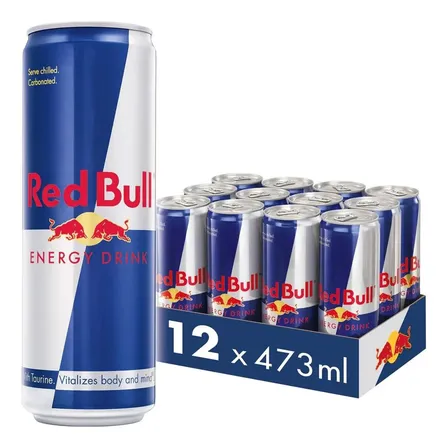 Pack 12 Bebida Energetica Red Bull Energy Drink 473ml C/U