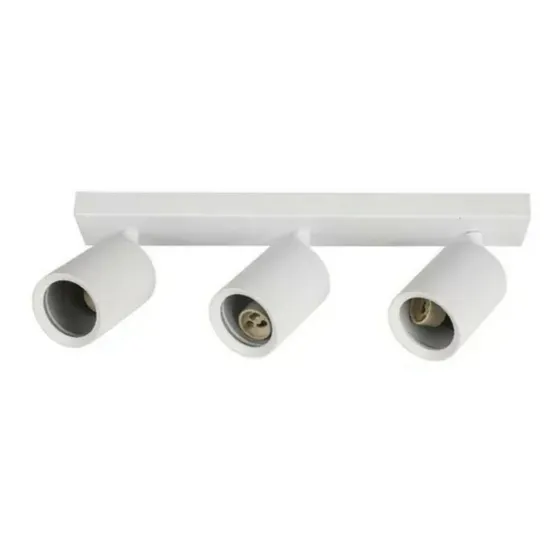Foco Aplique Porta Blanco  3 X Gu10 Techo O Muro Orientable 
