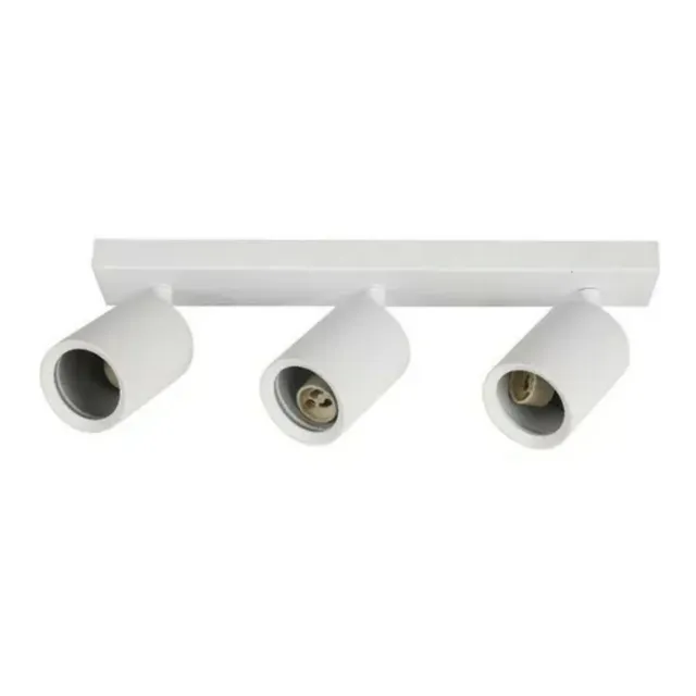 Foco Aplique Porta Blanco  3 X Gu10 Techo O Muro Orientable 