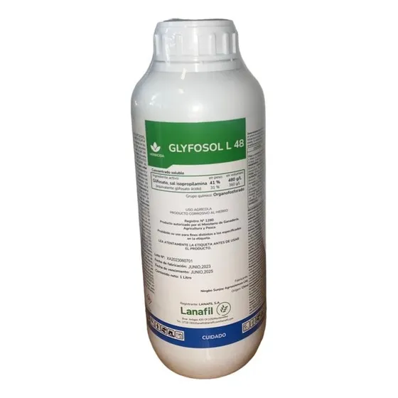 Herbicida, Mata Yuyos, Glifosato - 1 Litro 