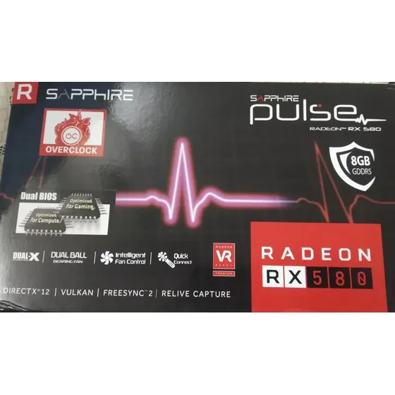 Tarjeta De Video Rx Radeon 580 Saphire 8gb