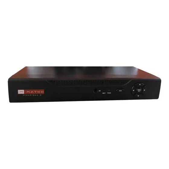 Dvr 8 Canales Cámara Seguridad 1080p Full Hd Matko | Cuotas sin interés