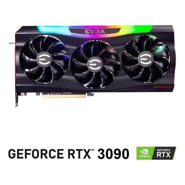 Tarjeta de video Nvidia Evga FTW Ultra Gaming GeForce RTX 30 Series RTX 3090 24G-P5-3987-KR 24GB