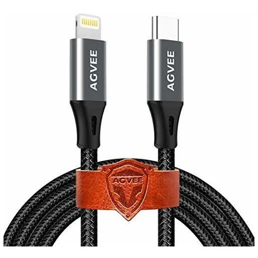 Largo Usb Lightning 3 9.8 ft Sin Costura Tipo Trenzado 8 12