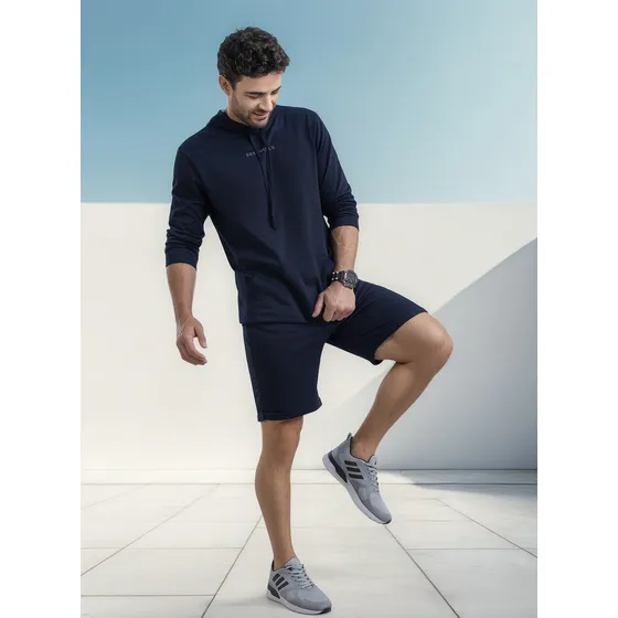 Bermuda Hombre Azul Navy Mp 6445