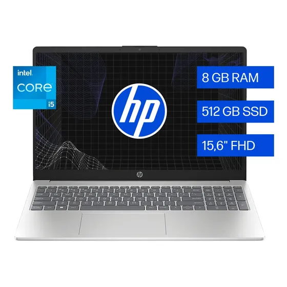 Notebook HP 15-fd0252la Intel Core i5 8GB RAM 512GB SSD Windows 11 Home