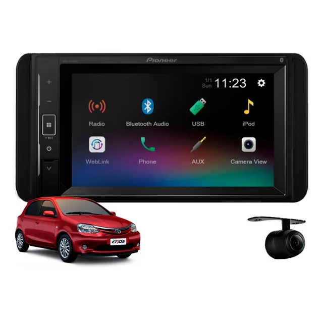 Central Multimidia Pioneer Toyota Etios 2019 2020 2021