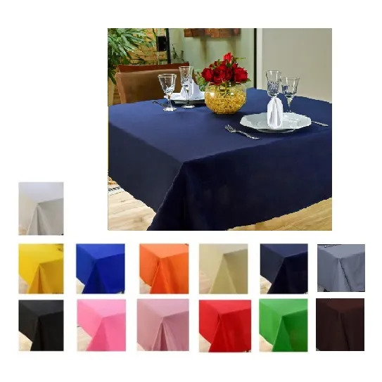 Toalha De Mesa Oxford Lisa Buffet 1,50m X 1,40m 4 Lugares
