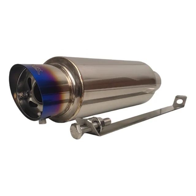 Resonador Six Premium Xs Muffler Regulador Sonido+abrazadera