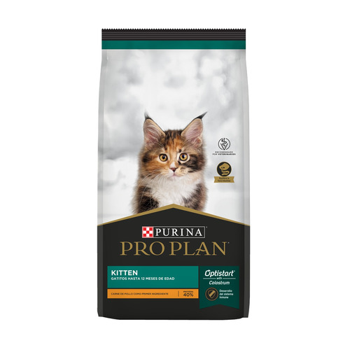 Alimento Pro Plan Optistart Kitten para gato de temprana edad sabor pollo y arroz en bolsa de 3kg