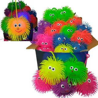 Bola Ioio Com Luz Divertida Puffer Ball Original 6 Unidades Bola Ioio Com Luz Divertida Puffer Ball Original 6 Unidades