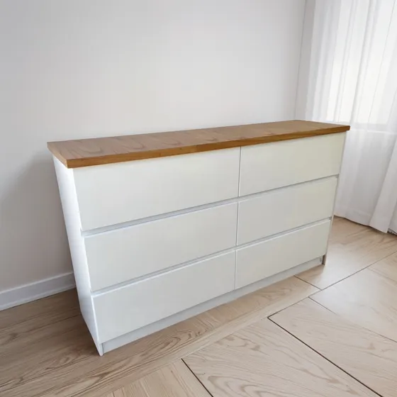 Cajonera Modular Tapa Paraíso Blanca 150x90x40