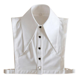 Fweaad Cuello Falso Desmontable Dickey Cuello Camisa Media Fweaad Cuello Falso Desmontable Dickey Cuello Camisa Media