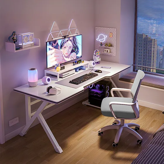 Escritorio Gamer Moderno Multifuncional Ergonómico L120