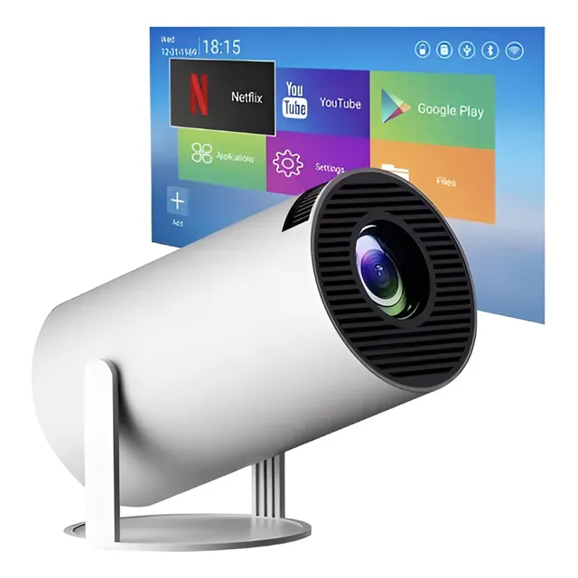 Proyector Portátil Wifi Bluetooth Led Full Inteligente