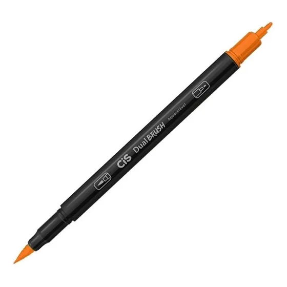 Caneta Pincel Dual Brush Pen Aquarelável Cis - Cores Cor 19 Laranja