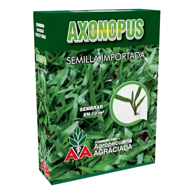 Semillas De Cesped Brasilero Axonopus Hoja Ancha 