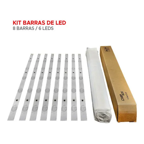Kit 8 Barras De Led Tv Dl4061(a)f Dl4061 - ChipSCE