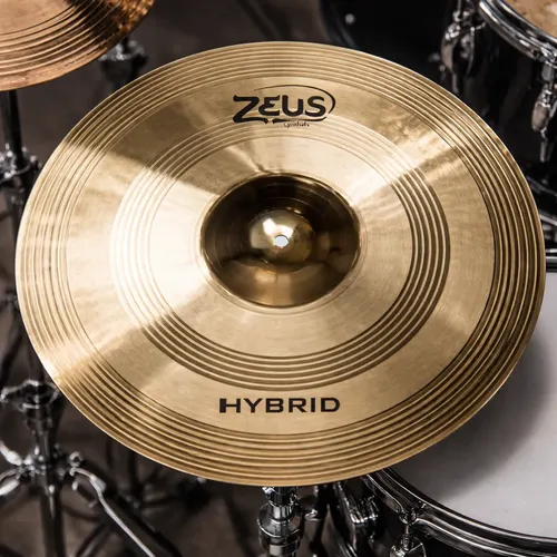 Kit Prato Zeus Beginner Hi-hat 14 / Crash 16 / Ride 20 | MercadoLivre