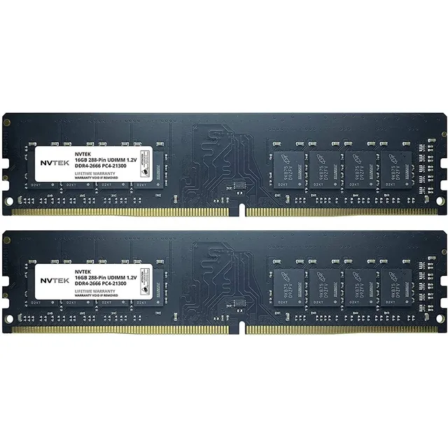 Memoria Ram 32gb 2x16gb Ddr4 2666 Mhz Udimm Nvtek