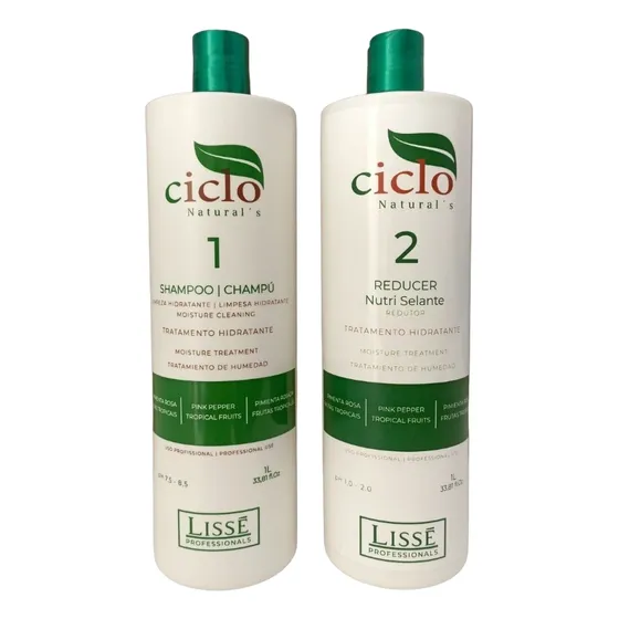 Kit Progressiva Orgânica Sem Formol 1l Ciclo Naturals
