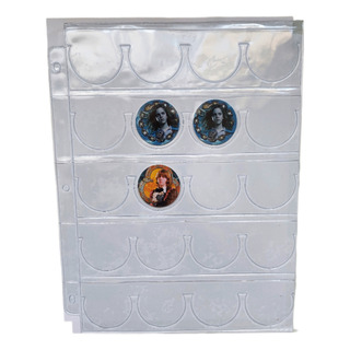 Micas Para Tazos Circular 10 Hojas De 20 Espacios Micas Para Tazos Circular 10 Hojas De 20 Espacios